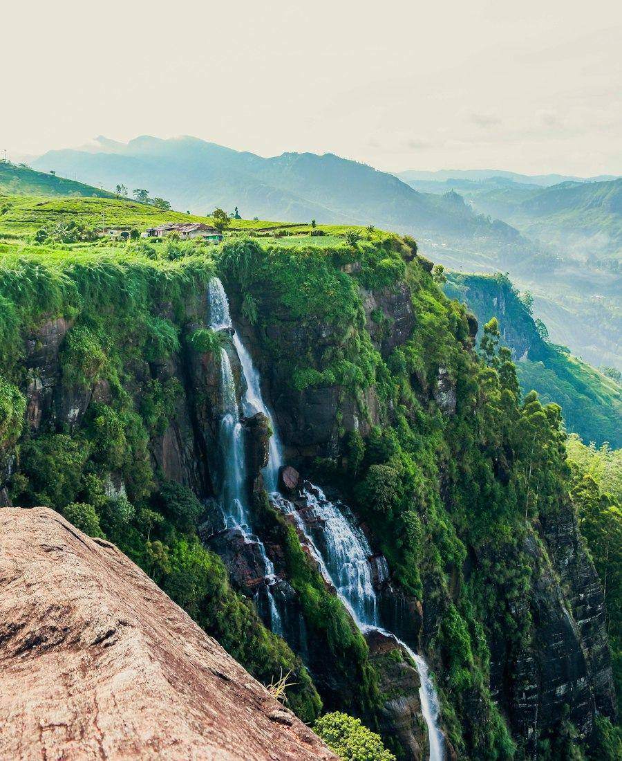 Waterfall in the hills