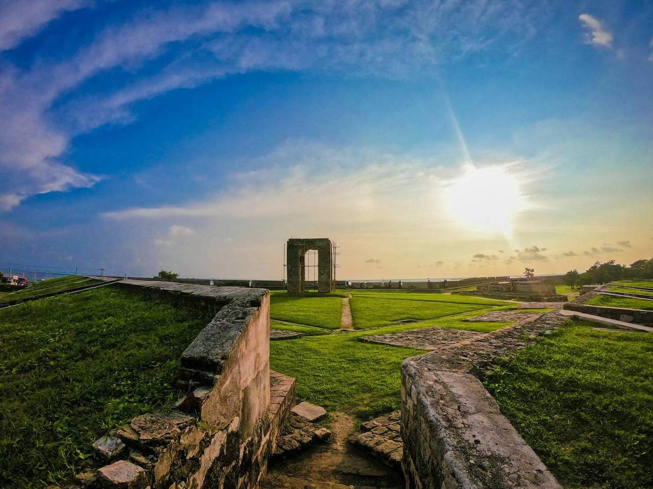 Jaffna fort at sunset